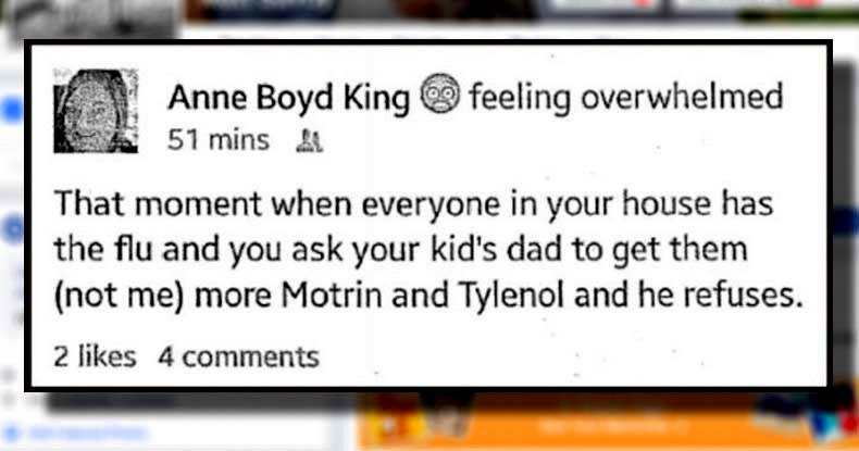 The Facebook post that triggered Georgia officer Corey King into targeting his ex-wife Anne King.