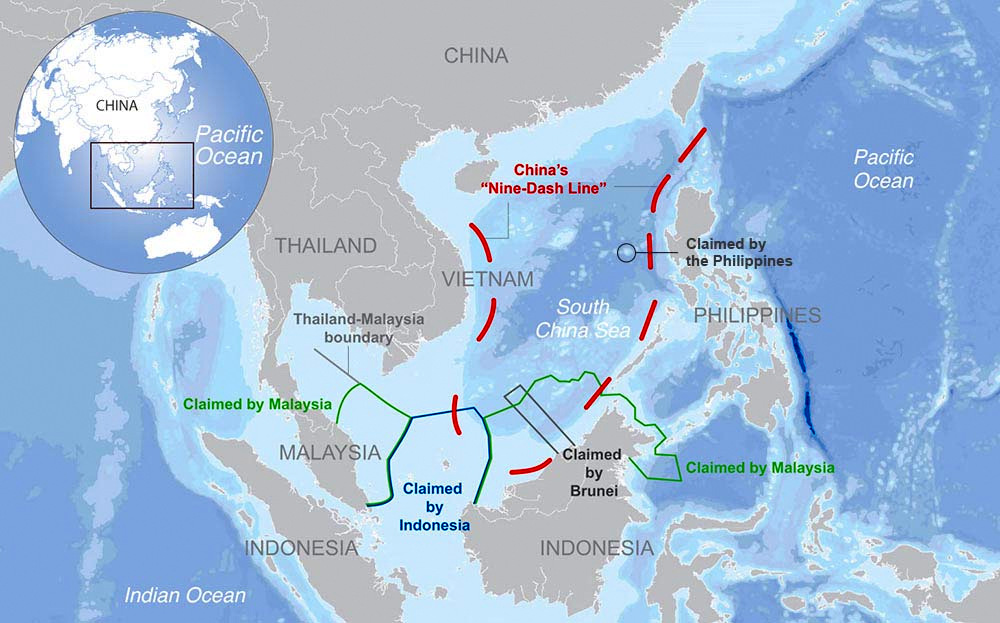 The map showing China’s South China Sea claims, known now as the “Nine-Dash Line,” first appeared in 1947, two years before the establishment communist of the People’s Republic.