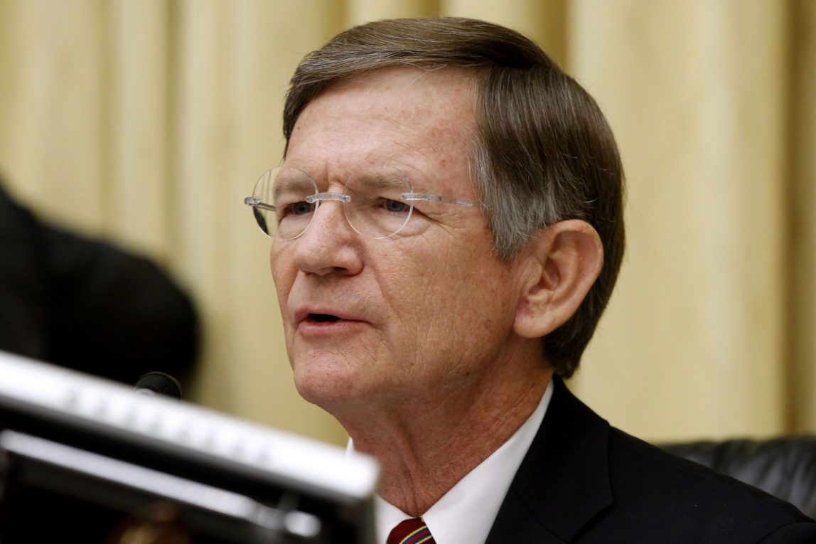 House Science Committee Chairman Rep. Lamar Smith, R-Texas speaks on Capitol Hill in Washington. Escalating a political fight over global warming. (AP/Charles Dharapak)