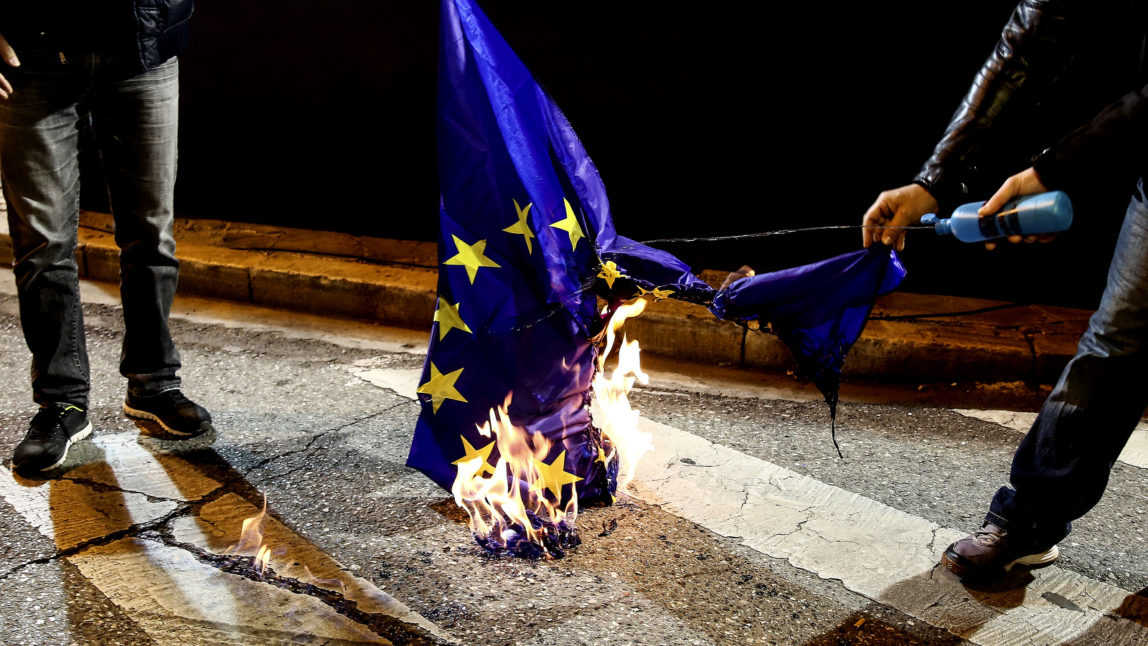 Radical Groups Attempt To Bomb EU Targets As Greek Tragedy Worsens
