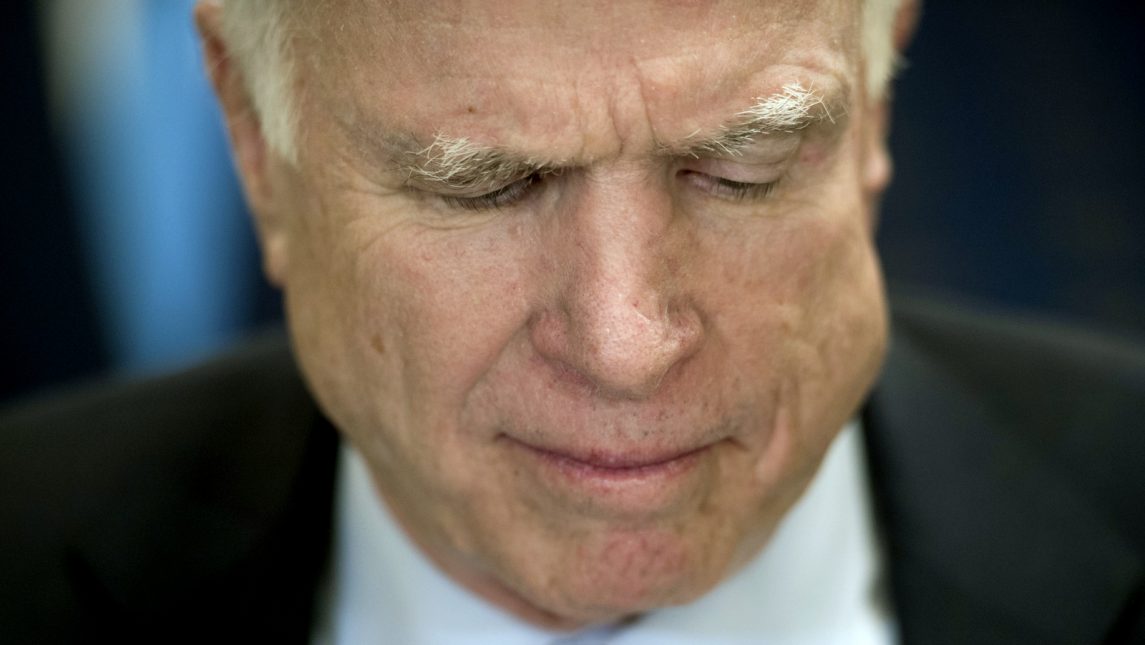 America’s Only Problem With Its Obscene War Budget is That Trump Didn’t Thank John McCain in a Speech