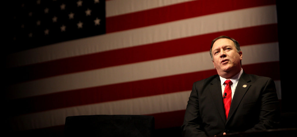 Mike Pompeo, now CIA director, speaking at the 2012 CPAC in Washington, D.C. February 2012. (Flickr Gage Skidmore)