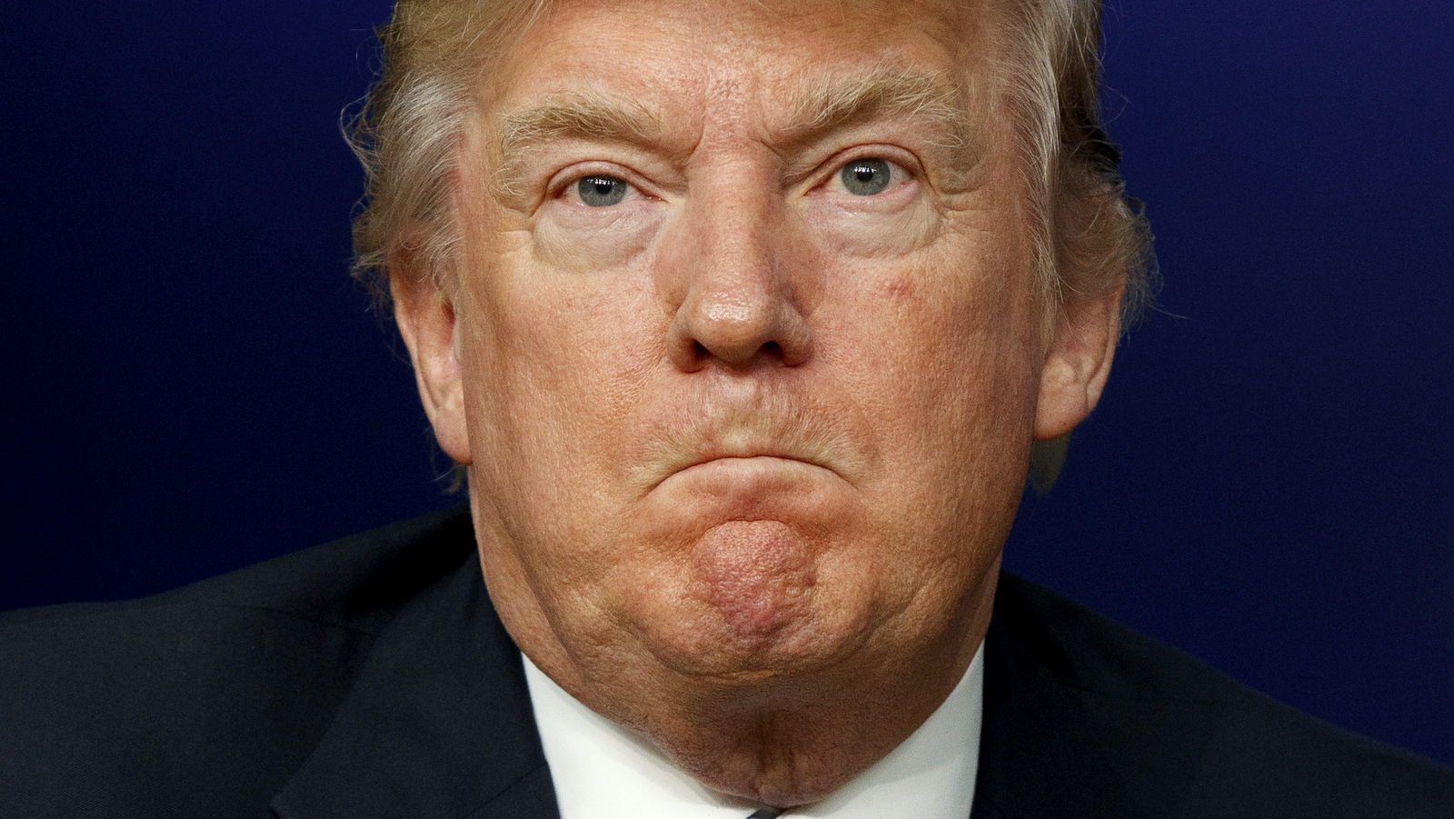 President Donald Trump listens to a question during a town hall with business leaders in the South Court Auditorium on the White House complex in Washington, April 4, 2017. (AP/Evan Vucci)