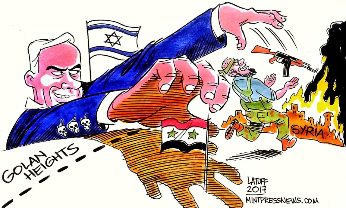 Illustration by Carlos Latuff for MintPress News