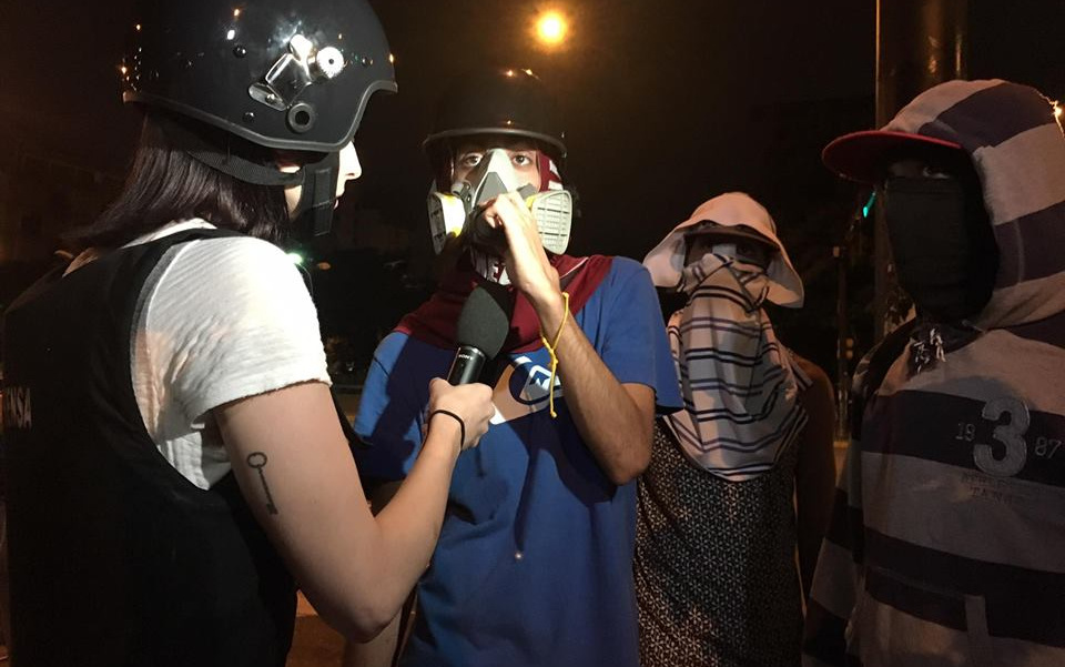 Abby Martin interviews Venezuelan opposition protesters