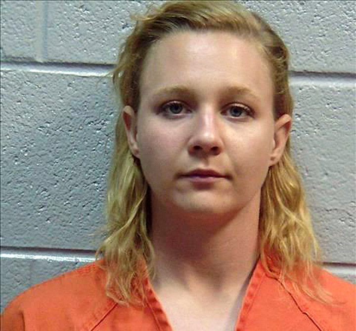 Reality Winner, shown here in her booking photo, is being held by federal authorities at the Lincoln County, Ga., jail after leaking NSA documents to a reporter at The Intercept,, June 7, 2017 (Lincoln County (Ga.) Sheriff's Office via AP)