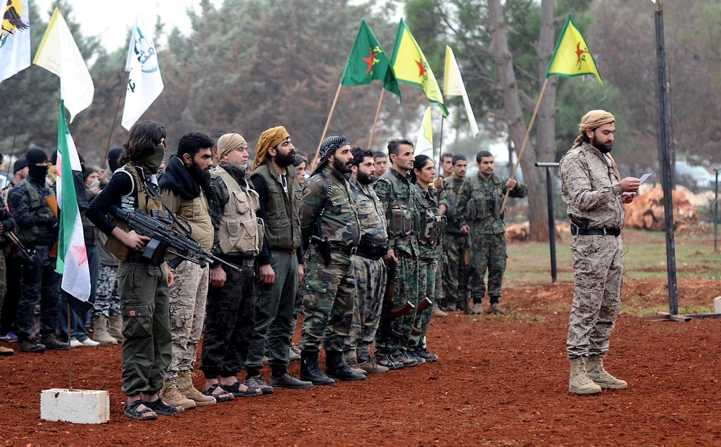 The loosely-knit coalition of Syrian rebel groups known as the Syrian Democratic Forces (SDF), are armed, trained and backed by the U.S. The group is currently engaged in the early stages of battle in the ISIS stronghold of Raqqa, Syria.