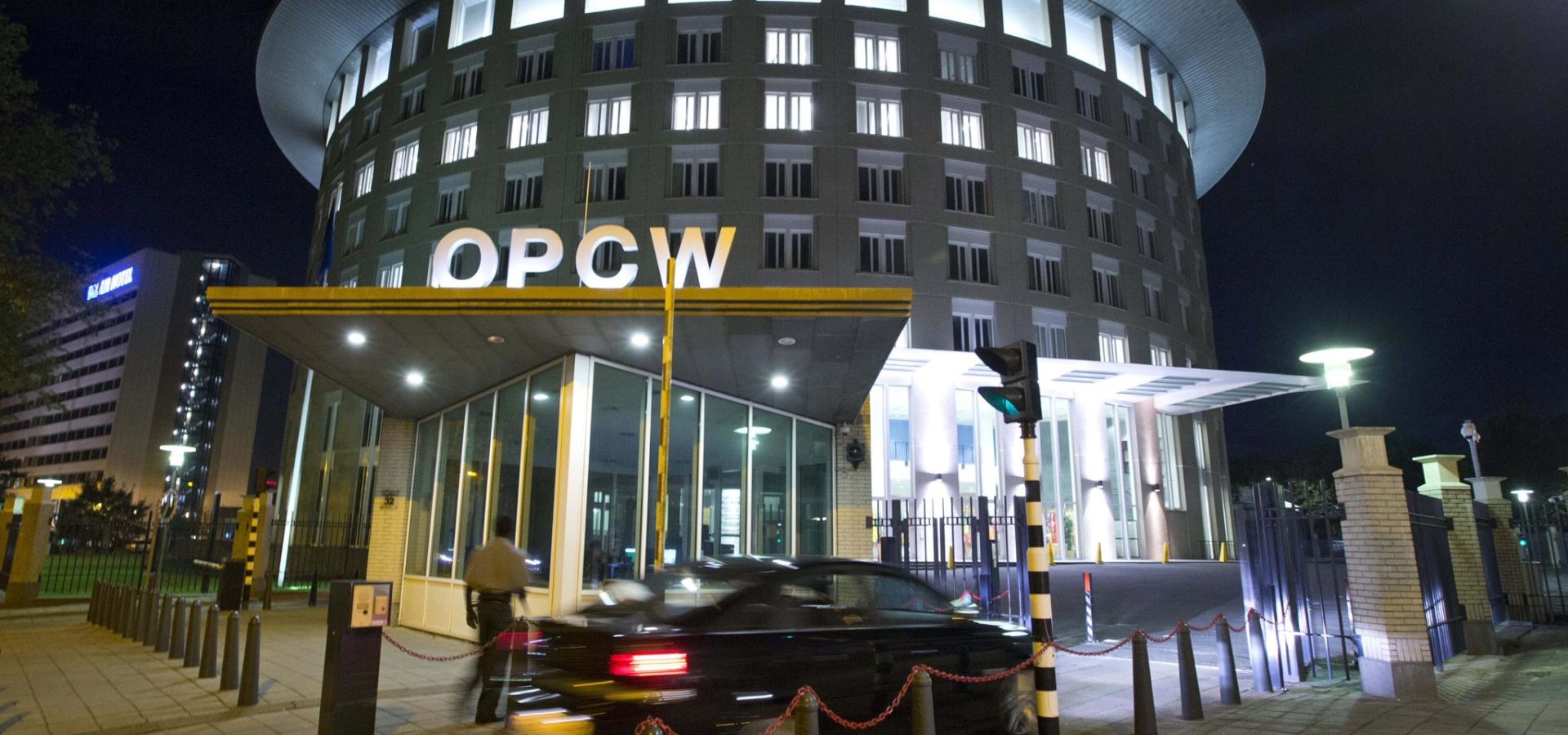 Headquarters of the Organization for the Prohibition of Chemical Weapons, OPCW, in The Hague, Netherlands. (AP/Peter Dejong)