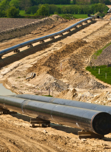 Once completed, the 303-mile Mountain Valley pipeline will transport natural gas from northwestern West Virginia to southern Virginia.
