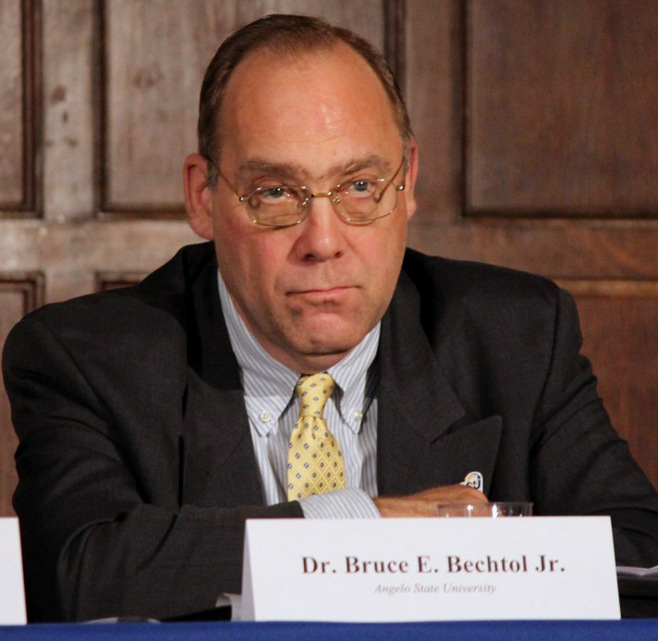 Noted expert on North Korean defense technology and doctrine Dr. Bruce E. Bechtol Jr. (credit: Committee for Human Rights in North Korea)