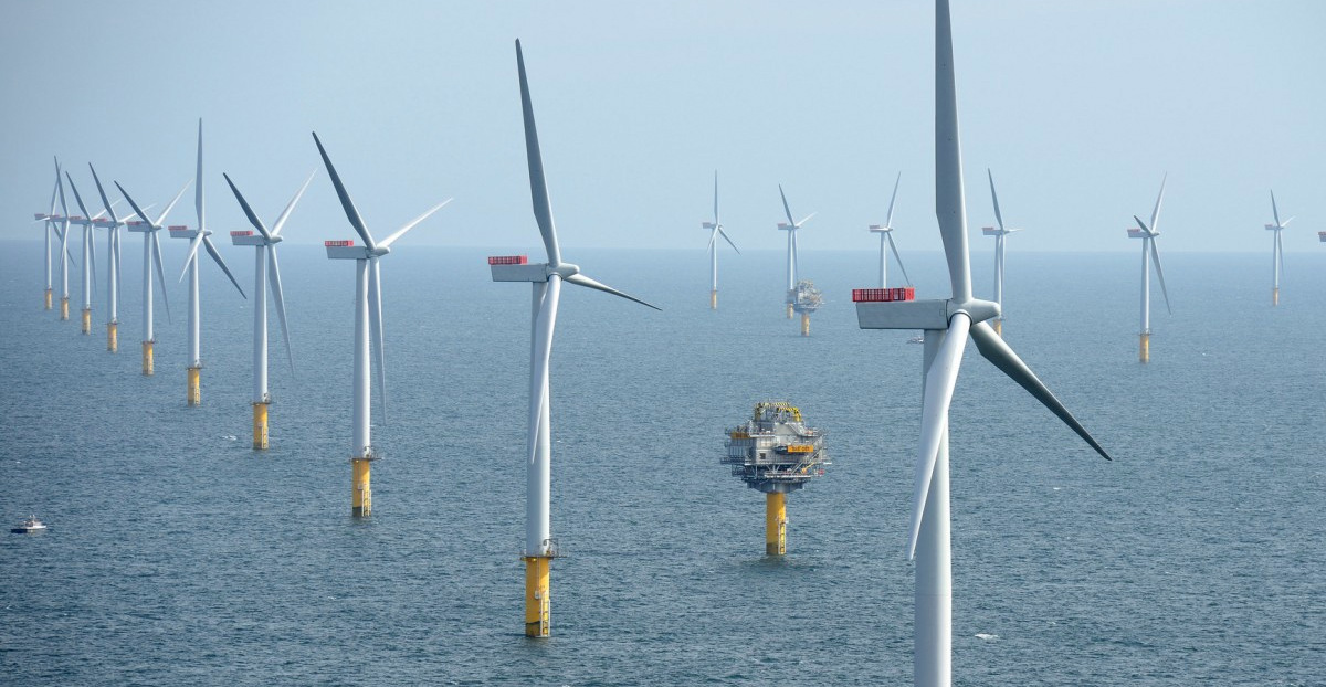 Pictured is the Sheringham Shoal Offshore Wind Farm near Suffolk, United Kingdom. (Photo/NHD-INFO via Flickr)