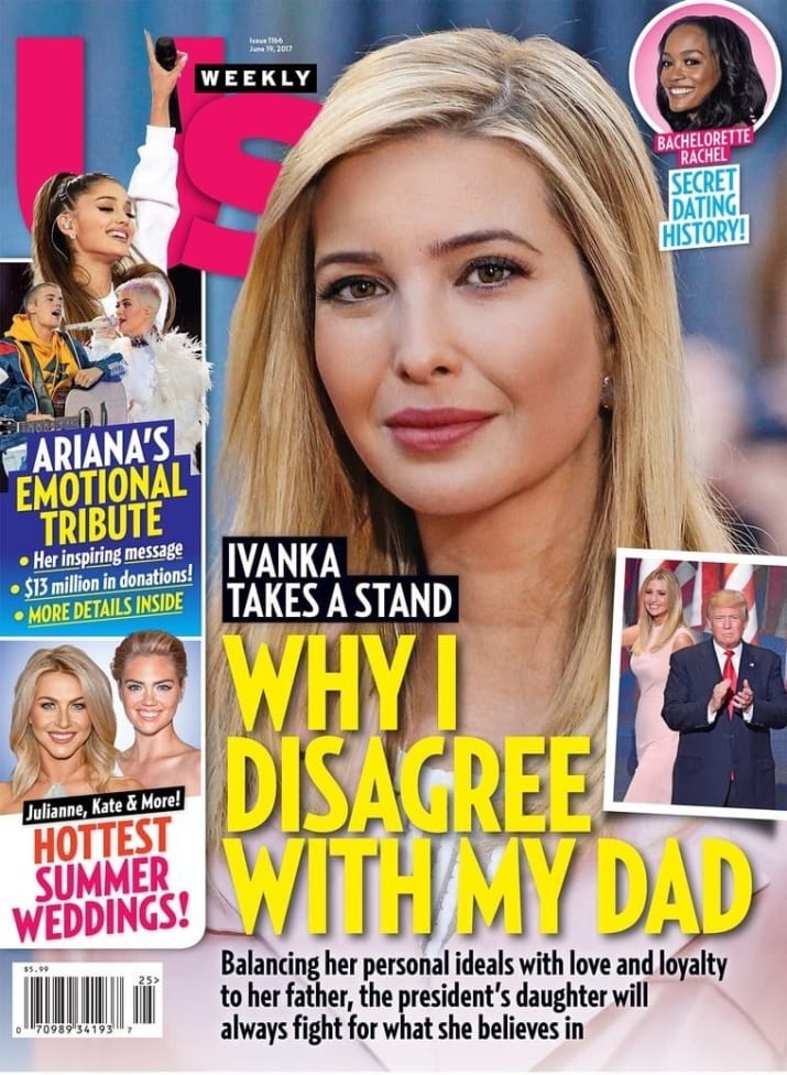 Us Weekly’s fawning tabloid coverage of Ivanka Trump and Jared Kushner hasn’t been that much different than the kid-glove treatment given to the couple by the “serious” corporate media
