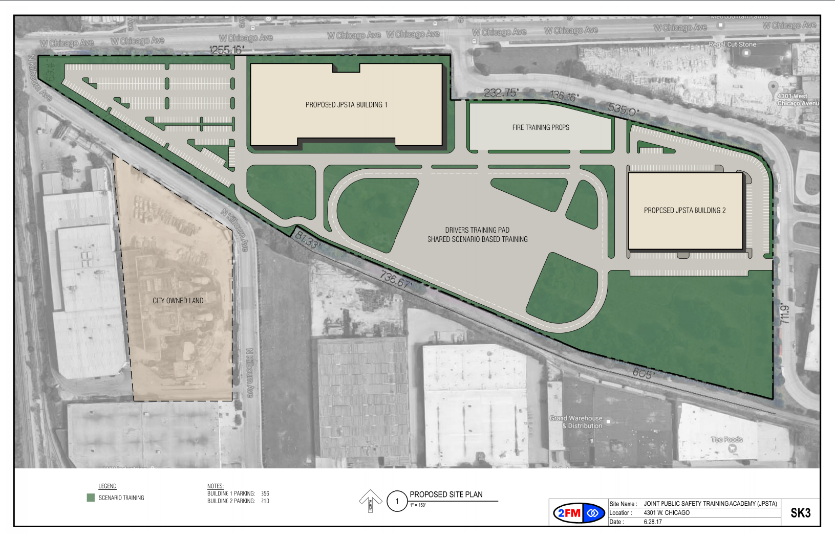 The new police training academy will be built in Chicago's West Garfield Park. (Photo: City of Chicago)