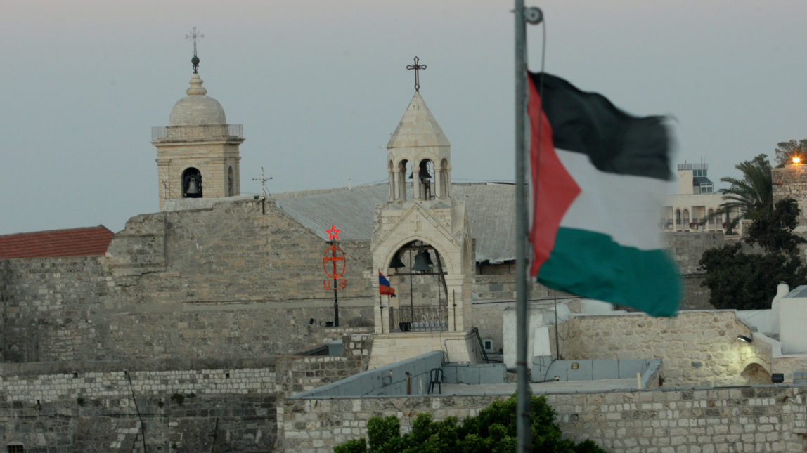 A view of the Church of the Nativity, in the West Bank city of Bethlehem, a UNESCO's World Heritage site since 2012. (AP/Nasser Shiyoukhi)