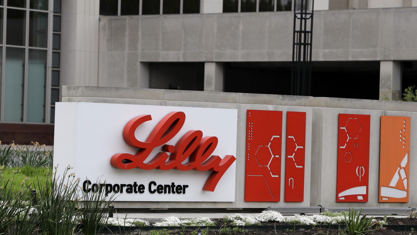 The Eli Lilly and Co corporate headquarters is pictured April 26, 2017, in Indianapolis. (AP/Darron Cummings)