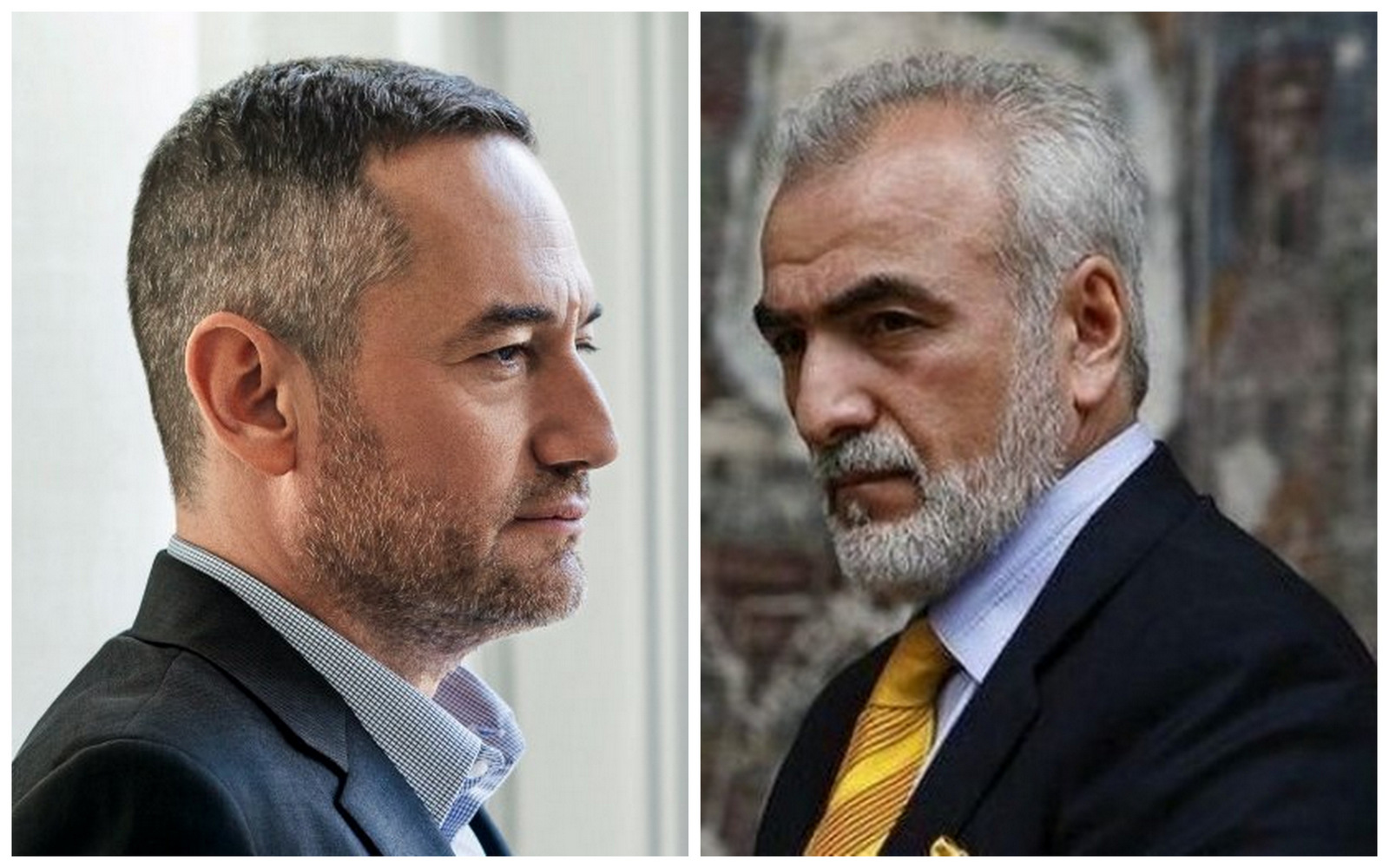 CEO of media conglomerate 24 Media, Dimitris Maris (left) and Soviet-born businessman and former United Russia MP, Ivan Savvidis. (Right)
