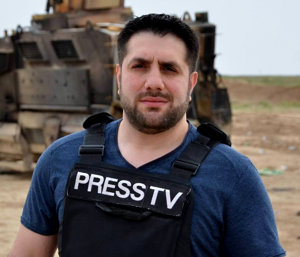 Ali Musawi, Press TV War Correspondent, stationed in Erbil, Iraq. (Photo: Facebook/Ali Musawi)