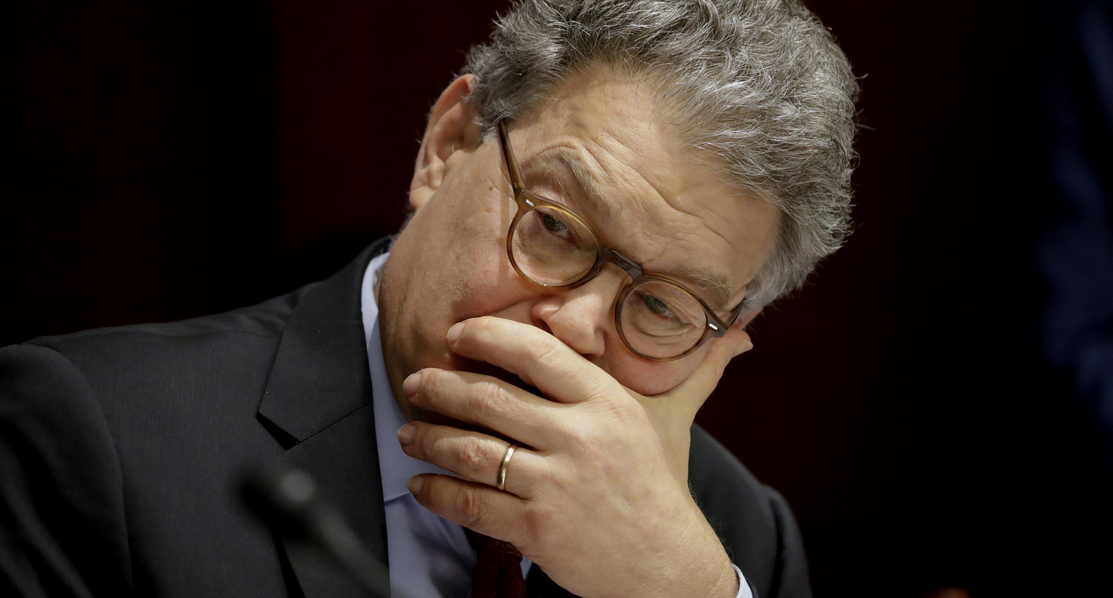 Sen. Al Franken, D-Minn., listens at a committee hearing at the Capitol in Washington. A second woman has accused Minnesota Sen. Al Franken of inappropriate touching, saying on Nov. 20, 2017 that he put his hand on her bottom as they posed for a picture at the Minnesota State Fair in 2010, after he had begun his career in the Senate. Menz's allegation comes days after a Los Angeles broadcaster, Leeann Tweeden, accused Franken of forcibly kissing her during a 2006 USO tour. (AP/J. Scott Applewhite)