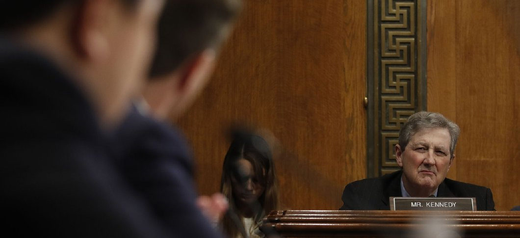 During his confirmation hearing before the Senate Judiciary Committee this week, Sen. John Kennedy asked Matthew Spencer Petersen and four other nominees which of them had not tried a case to verdict in a courtroom. (AP/Carolyn Kaster)
