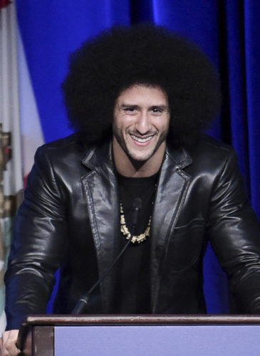 Colin Kaepernick attends the 2017 ACLU SoCal's Bill of Rights Dinner at the Beverly Wilshire Hotel on Sunday, Dec. 3, 2017, in Beverly Hills, Calif. (Photo: Richard Shotwell/Invision/AP)