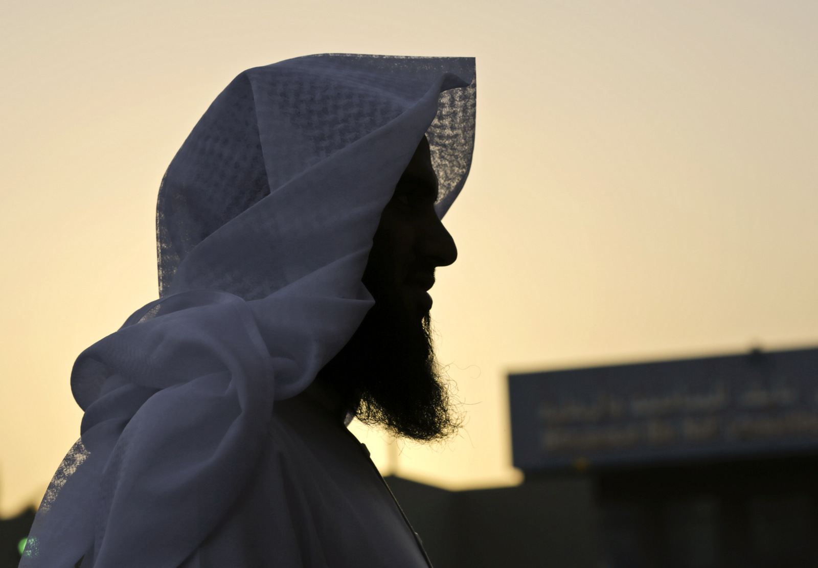 Former Saudi militant, 30-year-old Badr al-Enezi, stands in the courtyard of the Mohammed bin Nayef Center for Advice, Counseling and Care, a rehab center which aims to reform militants in Riyadh, Saudi Arabia. (AP/Hasan Jamali)