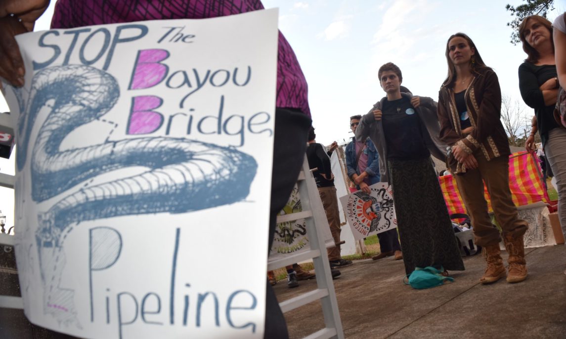‘Water Is Life’ Camp Resists Energy Transfer Partners’ Louisiana Bayou Bridge Pipeline