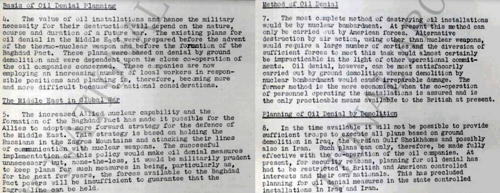 Declassified Documents Reveal UK Plans to Nuke Middle East