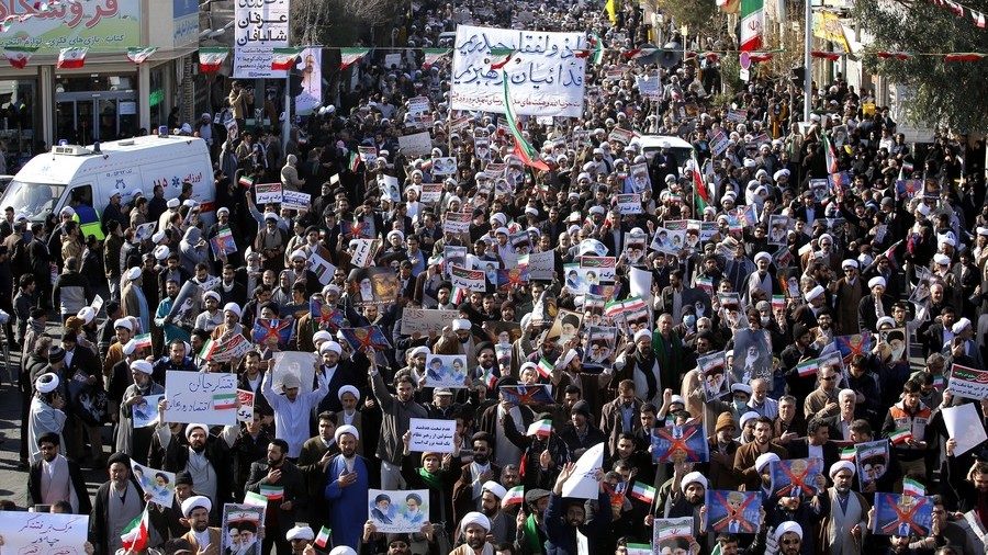 Tens of Thousands March In Iran In Support Of Government, Khamenei