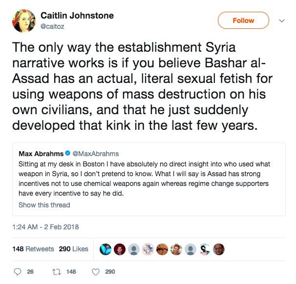 Syria Chemical Weapons Twitter