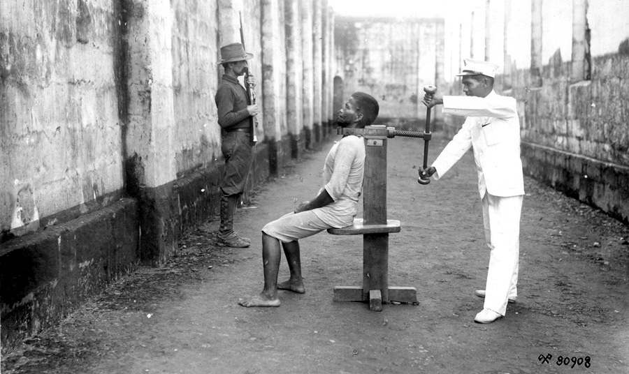 A Filipino insurrectionist is executed, one of 31 killed in Manila, Philipp...