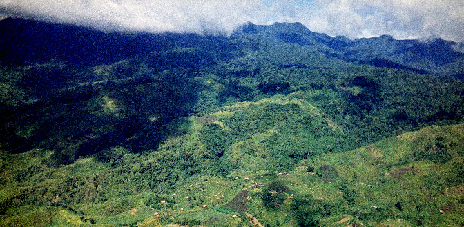 The mountains of the South Cotabato province of Mindanao Island in the southern Philippines. (AP Photo)