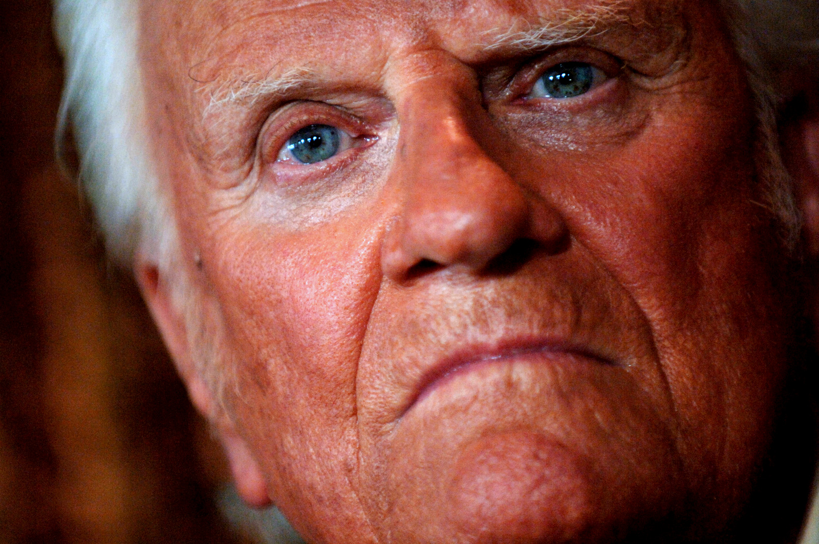 The Reverend Billy Graham speaks at Flushing Meadows Auditorium in Queens, New York, June, 2015. (Photo: Dennis Van Tine/STAR MAX/IPx)