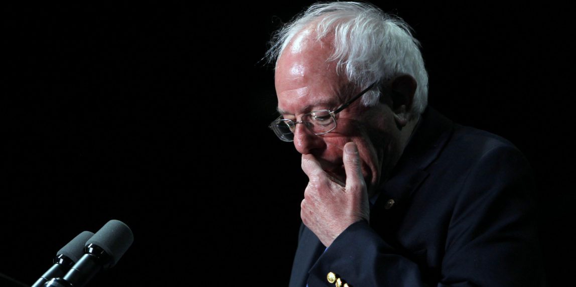 Democratic presidential candidate, Sen. Bernie Sanders, I-Vt., speaks at a campaign rally at the Phoenix Convention Center in Phoenix, March 15, 2016. (AP/Ricardo Arduengo)