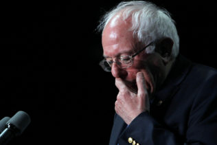 Democratic presidential candidate, Sen. Bernie Sanders, I-Vt., speaks at a campaign rally at the Phoenix Convention Center in Phoenix, March 15, 2016. (AP/Ricardo Arduengo)