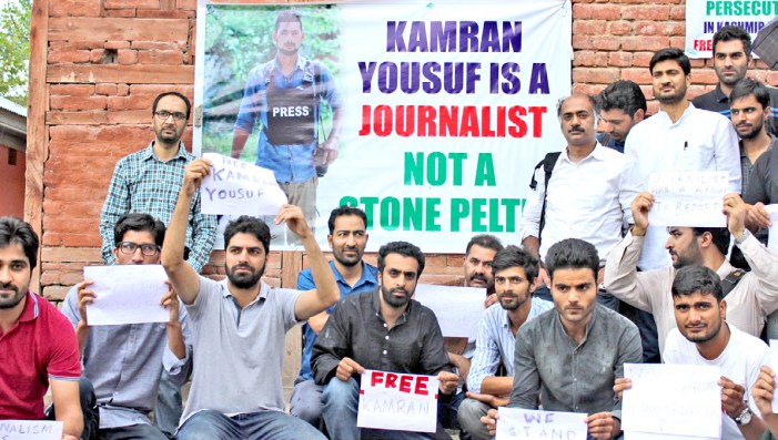 Journalists-hold-protest-against-colleague’s-arrest-by-NIA
