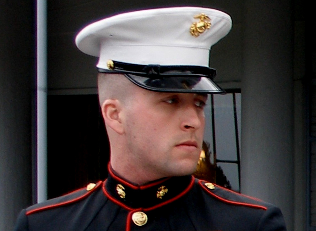 A photo of SecureDrop co-creator James Dolan in his Marine Corp uniform via his <a href="https://www.gofundme.com/james-dolan-memorial-fund">Gofundme memorial page</a>.