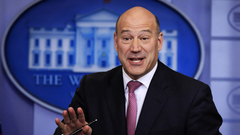 White House chief economic adviser Gary Cohn, speaks to reporters during the daily press briefing in the Brady press briefing room at the White House, in Washington, Jan. 23, 2018. (AP/Manuel Balce Ceneta)