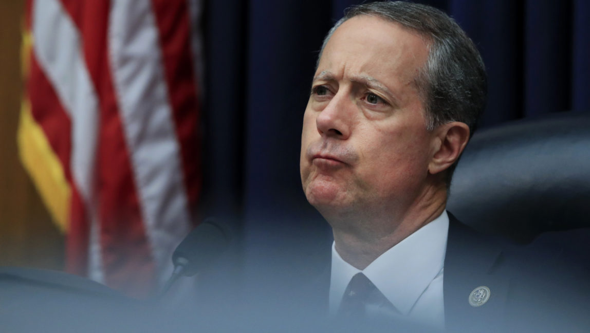 House Armed Services Committee Chairman Rep. Mac Thornberry, R-Texas, listens to testimony from U.S. Pacific Command Commander Adm. Harry Harris, Jr. during his committee's hearing on North Korea, Wednesday, April 26, 2017, on Capitol Hill in Washington. (AP/Manuel Balce Ceneta)