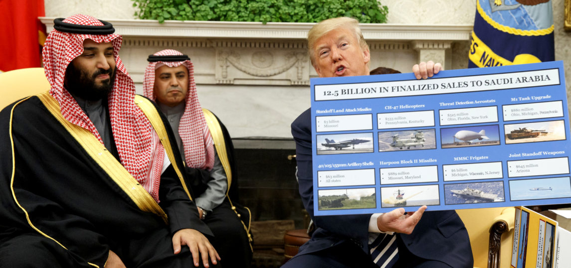 Art of the Arms Deal: Trump Is Peddling Arms as If There Were No Tomorrow