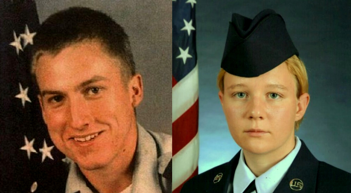 Kristian Saucier (left) and Reality Winner (right).