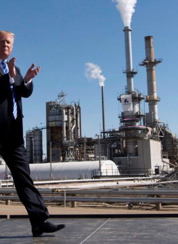 President Donald Trump pitches his Tax Cuts and Jobs Act at the Andeavor oil refinery in North Dakota on September 6th, 2017. (Photo: WhiteHouse.gov)