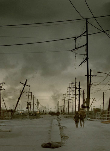 A still from the 2009 film, The Road, based on Cormac McCarthy’s novel of the same name.