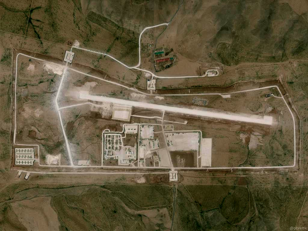 US Military Base in Syria Aerial