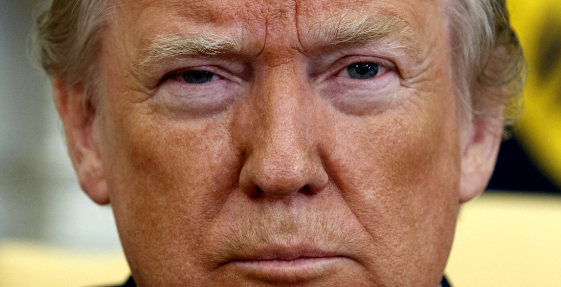 President Donald Trump Close Up