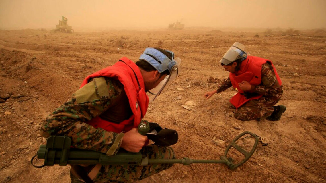 With ISIS Defeated, An Iraqi Militia Turns to Mine Clearing and Social Work