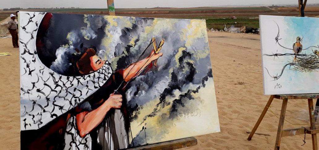 Painting “The Return” — Hopes and History on the Gaza Border