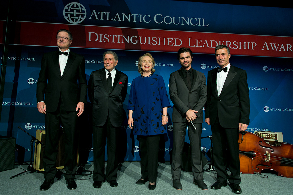 Hillary Clinton at the 2013 Atlantic Council Distinguished Leadership Awards (Photo: Atlantic Council)