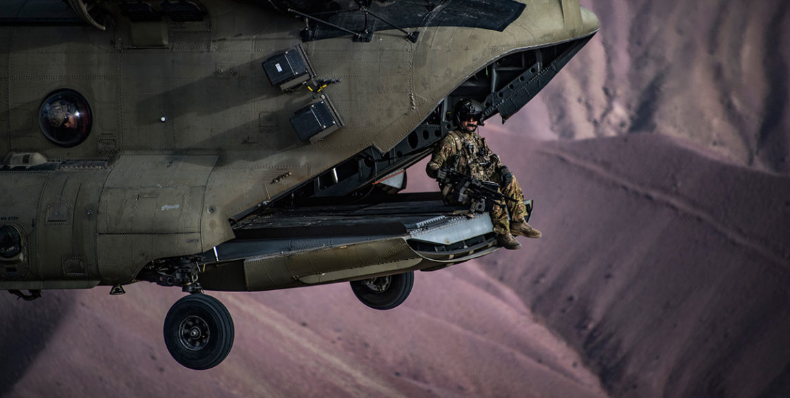 A U.S. Army Task training exercise at Bagram Airfield in Afghanistan, March 26, 2018. Photo | U.S. Air Force