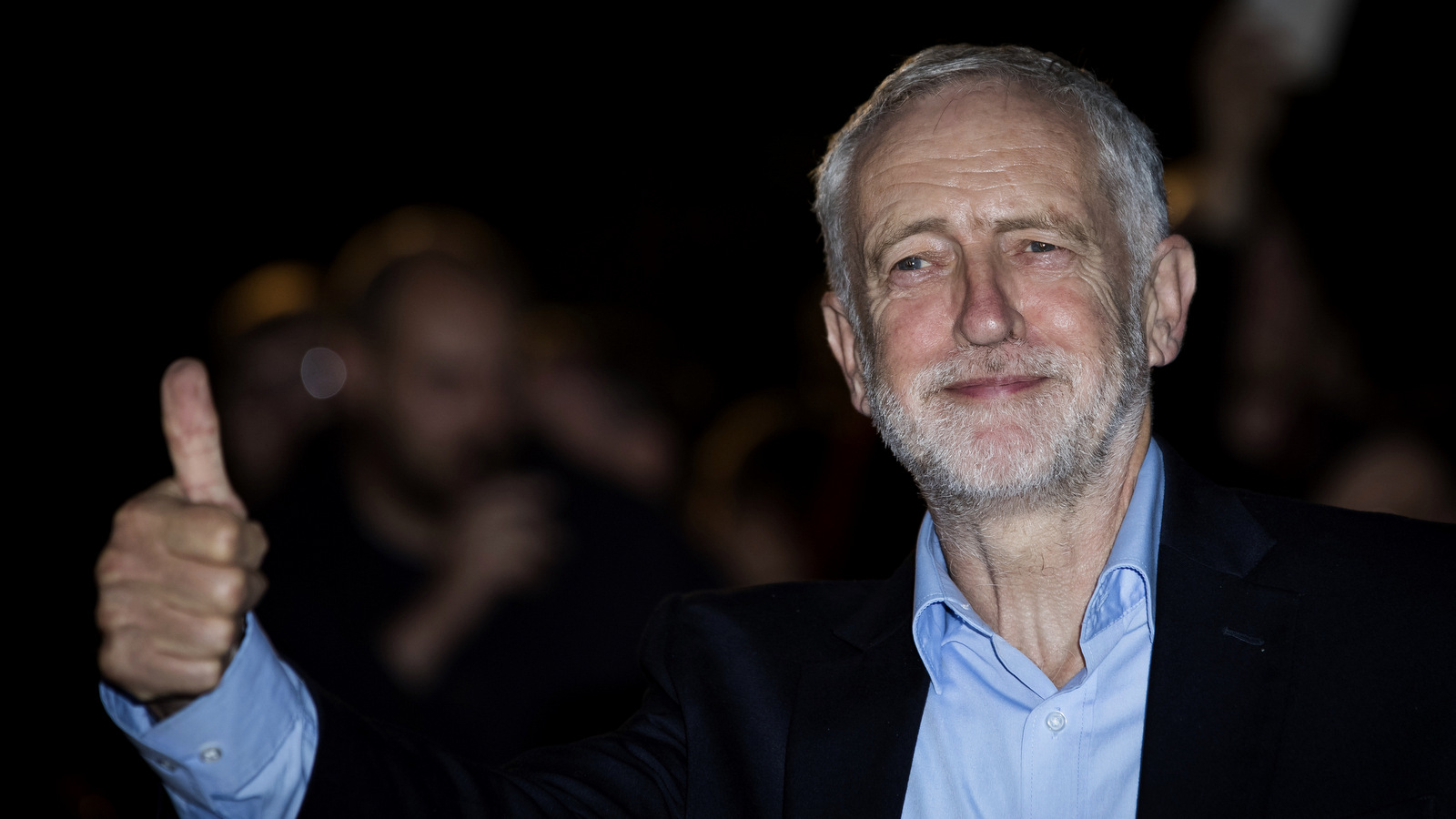 Jeremy Corbyn poses for photographers upon arrival at the GQ's Men of The Year awards, in London, Sept. 5, 2017. Vianney Le Caer | Invision | AP