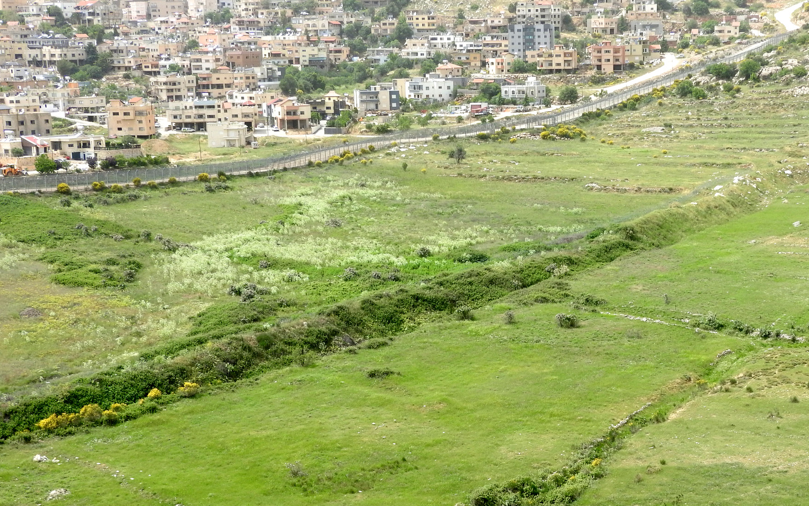 Según el residente de Hadar, Mahmoud Taweel, los agricultores tienen prohibido cultivar sus tierras cerca de la valla de 'seguridad' de Israel. Eva Bartlett | Noticias MintPress